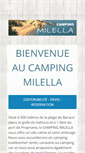 Mobile Screenshot of camping-milella.com