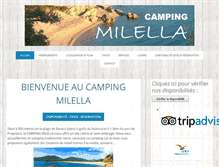 Tablet Screenshot of camping-milella.com